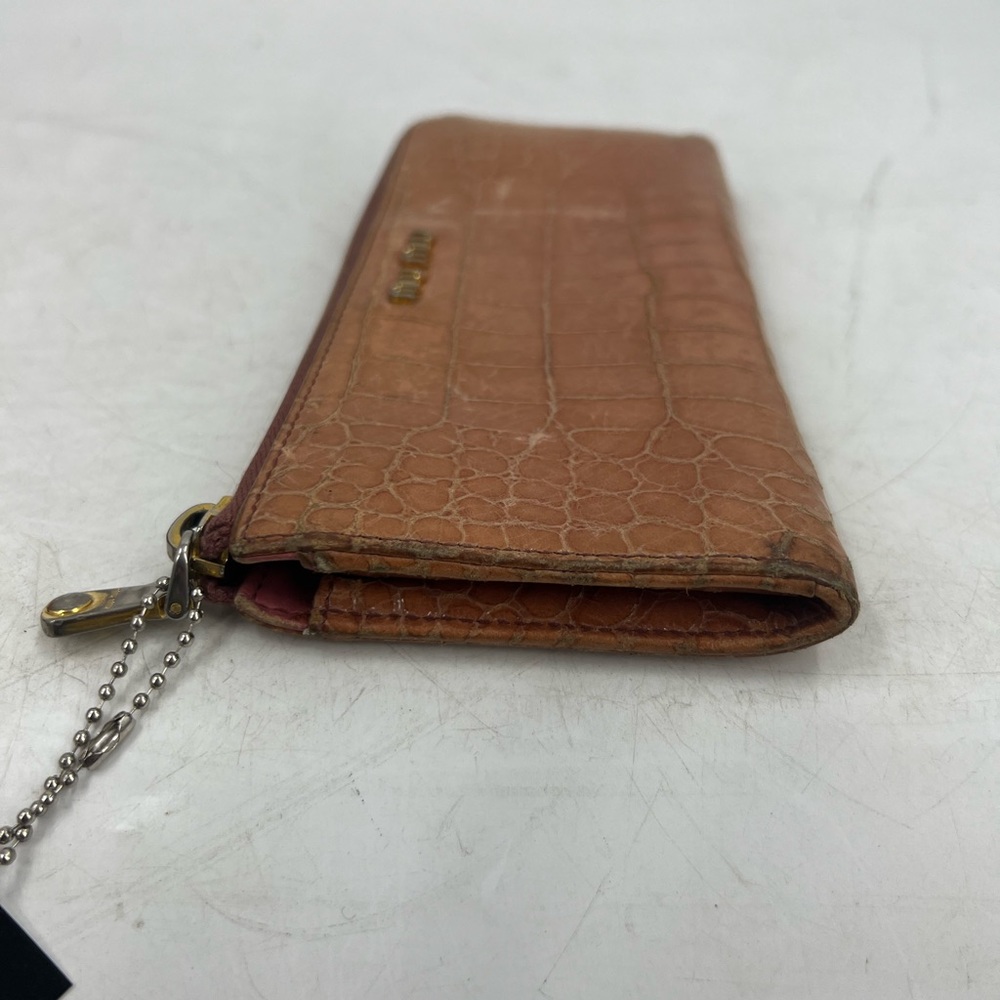 Miu Miu Croc Embossed Zip Wallet - image 2
